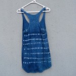 Indigo Dyed Shibori Singlet