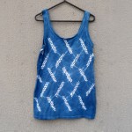 Indigo Dyed Shibori Singlet