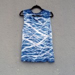 Indigo Dyed Shibori Singlet