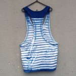 Indigo Dyed Shibori Singlet