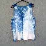 Indigo Dyed Shibori Singlet