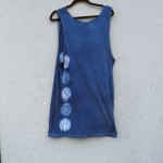 Indigo Dyed Shibori Singlet