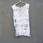 Indigo Dyed Shibori Singlet