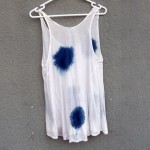 Indigo Dyed Shibori Woman's Top 012