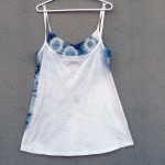 Short Dress Size M Organic Cotton Indigo Dyed Shibori 30