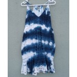 Michael Kors Indigo Dyed Shibori Dress