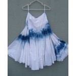 Portmans Indigo Dyed Shibori Skirt