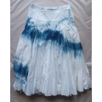 Portmans Indigo Dyed Shibori Skirt