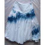 Portmans Indigo Dyed Shibori Skirt