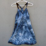 Indigo Dyed Shibori Dress