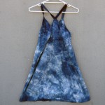 Indigo Dyed Shibori Dress