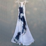 Indigo Dyed Shibori Dress