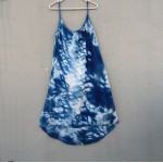 Indigo Dyed Shibori Dress