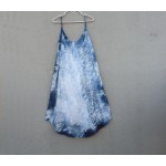 Indigo Dyed Shibori Dress