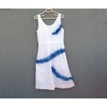 Gap Brand Indigo Dyed Shibori Summer Dress