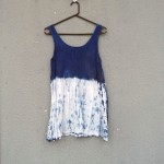 Indigo Dyed Shibori Dress