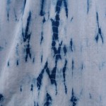 Just Jeans Brand Indigo Dyed Shibori Strap Dress