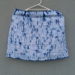 Cotton On Brand Indigo Dyed Shibori Short Skirt