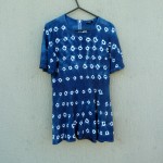 Seed Brand Indigo Dyed Shibori Short Dress