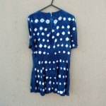 Seed Brand Indigo Dyed Shibori Short Dress