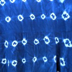 Seed Brand Indigo Dyed Shibori Short Dress