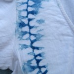 Indigo Dyed Shibori Dress