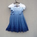 Zara Girls Indigo Dyed Dress