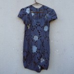 Batik Indigo Dyed Broderie Anglaise Dress