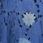 Batik Indigo Dyed Broderie Anglaise Dress