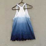 Indigo Dyed Shibori Girls Summer Dress