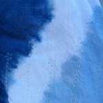 Indigo Dyed Shibori Girls Summer Dress