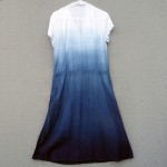 Indigo Dyed Shibori Dress