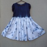 Cotton On Brand Indigo Dyed Shibori Long Dress