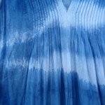 Gordon Smith brand Indigo Natural Hand Dyed Shibori Sleeveless Long Dress