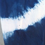 Maurie & Eve brand Indigo Natural Hand Dyed Shibori Skirt