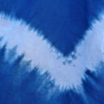 Maurie & Eve brand Indigo Natural Hand Dyed Shibori Skirt