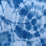 Glassons Brand Indigo Dyed Shibori Dress