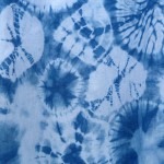 Glassons Brand Indigo Dyed Shibori Dress