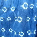 All The Wild Roses Brand Indigo Dyed Shibori Long Dress