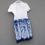 Indigo Dyed Shibori Dress