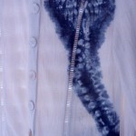 The Fated Brand Indigo Dyed Shibori Long Dress