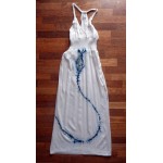 Lily Whyte Brand Indigo Dyed Shibori Long Dress