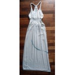 Lily Whyte Brand Indigo Dyed Shibori Long Dress