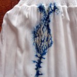 Lily Whyte Brand Indigo Dyed Shibori Long Dress