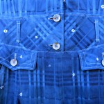 Indigo Dyed Shibori Long Dress