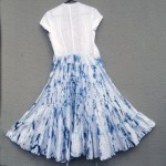 Seed Brand Indigo Dyed Shibori Dress