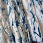 Seed Brand Indigo Dyed Shibori Dress