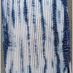 Indigo Dyed Shibori Long Dress