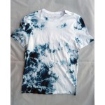 Indigo Dyed Shibori T-Shirt 001