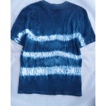 Indigo Dyed Shibori T-Shirt 002